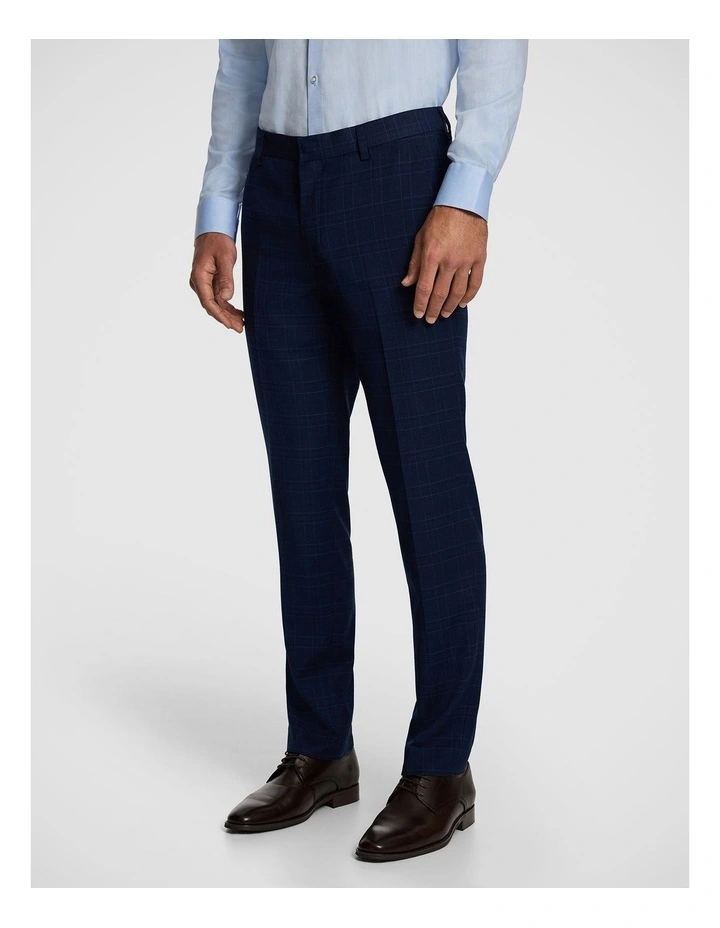 Bernardo Slim Dress Pant in Navy image 3