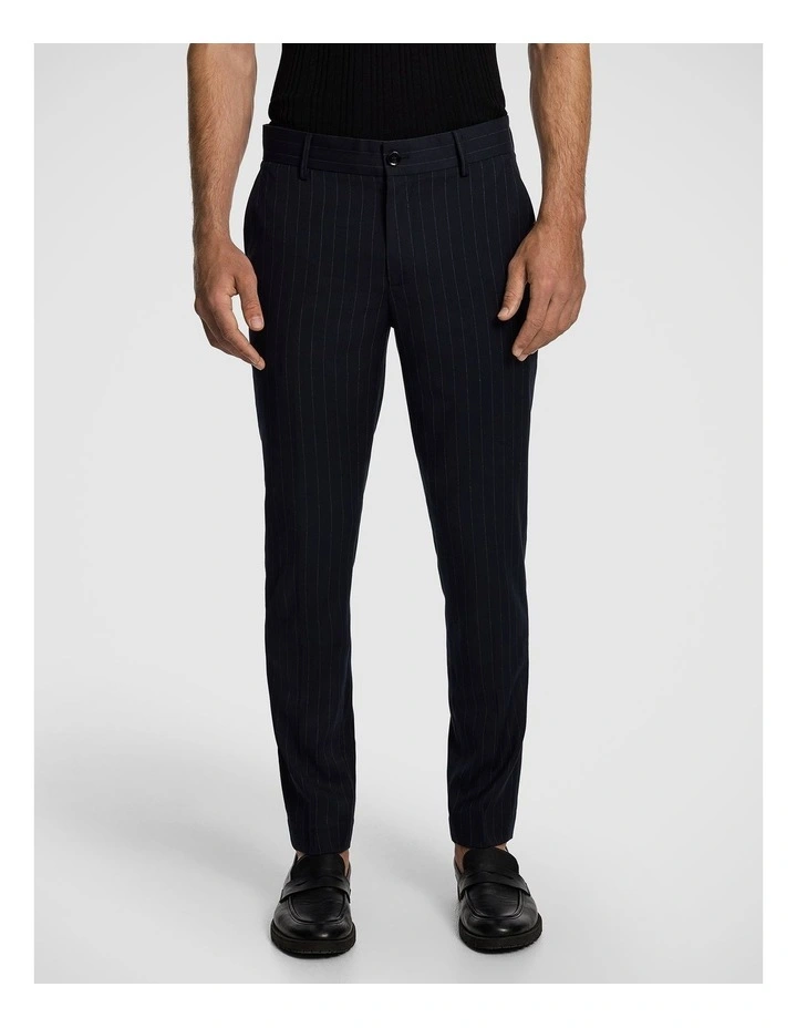 Lorenzo Slim Tapered Dress Pant in Navy image 1