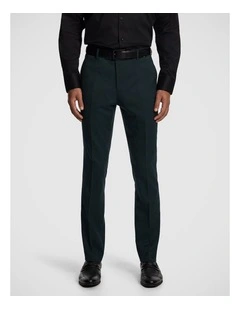 Shelby Slim Dress Pant in Forest