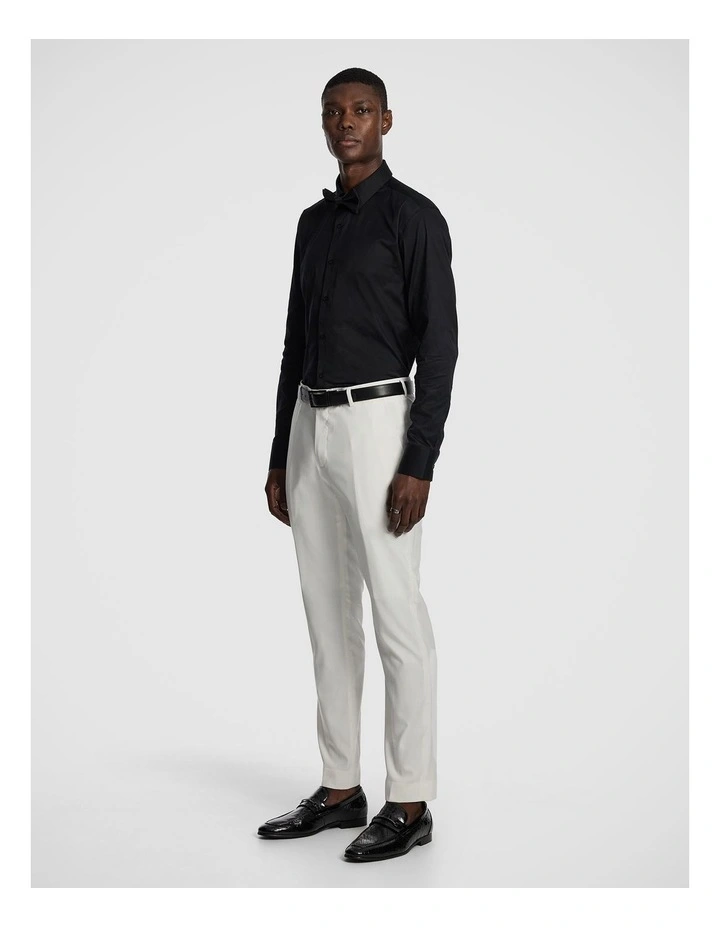 Devito Slim Dress Pant in White image 5