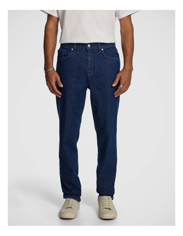 Jose Straight Jean in Mid Wash image 1