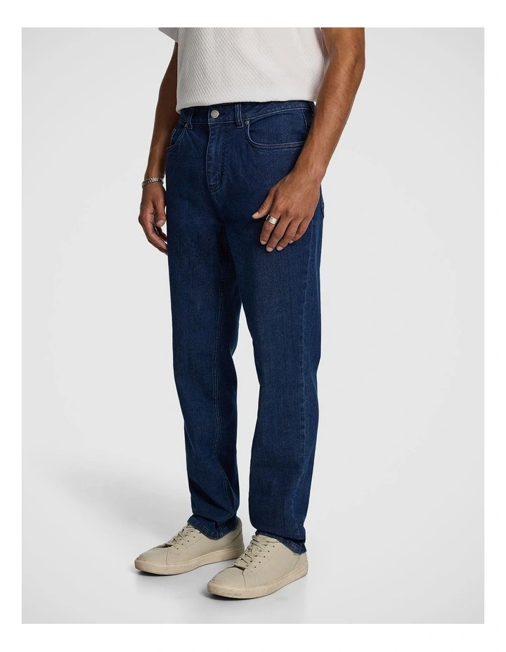 Jose Straight Jean in Mid Wash image 3