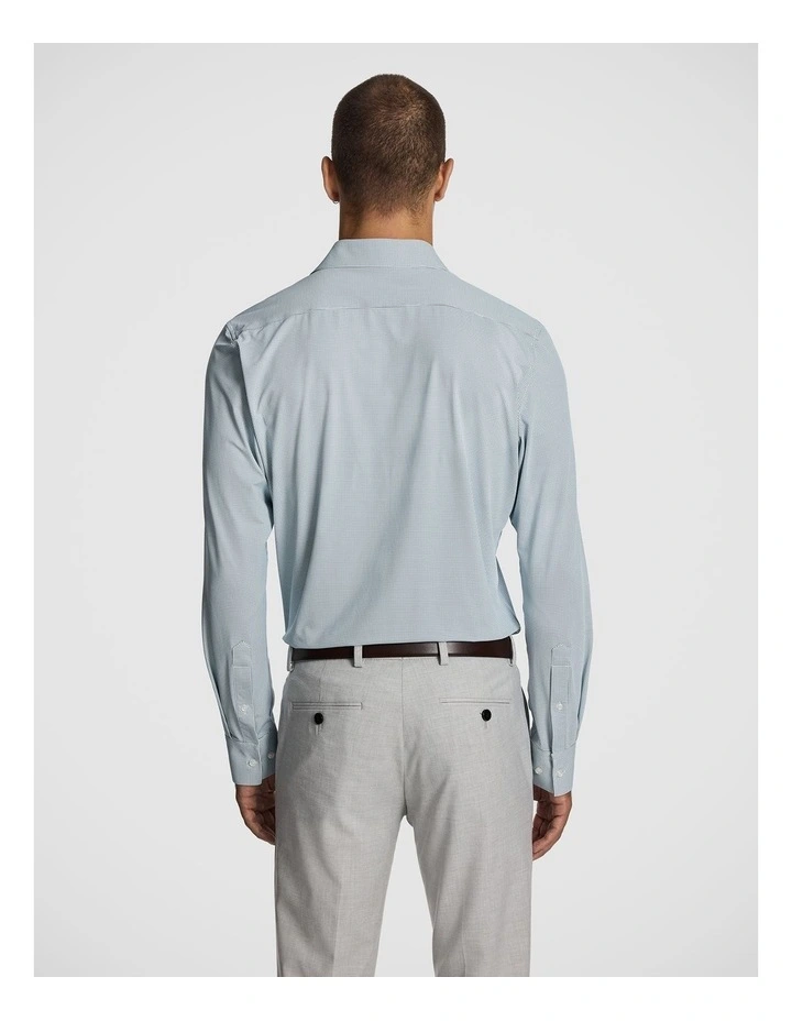 Flex Slim Fit Dress Shirt in Blue image 2