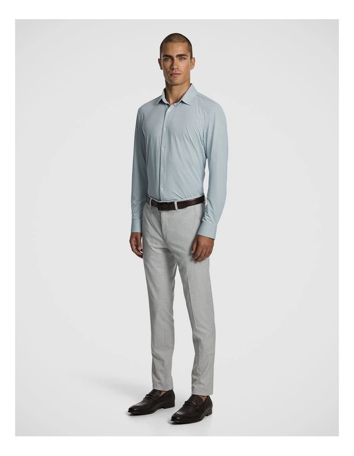 Flex Slim Fit Dress Shirt in Blue image 4