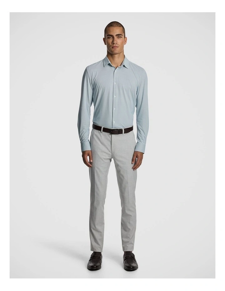 Flex Slim Fit Dress Shirt in Blue image 5