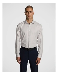 Titan Slim Dress Shirt in Grey
