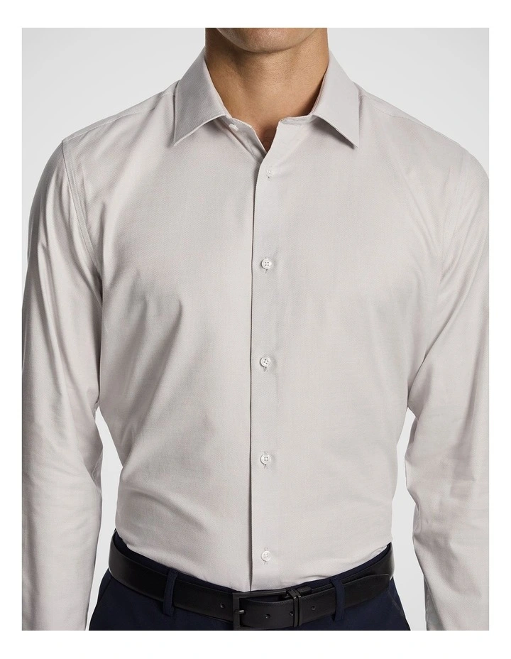 Titan Slim Dress Shirt in Grey image 3