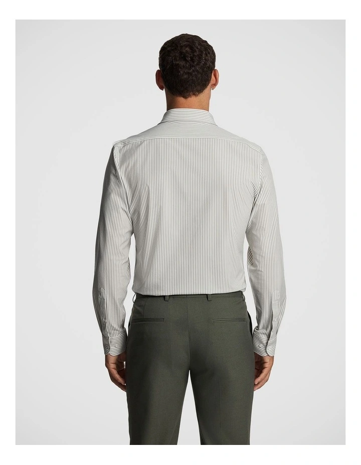 Adamos Slim Fit Stretch Dress Shirt in Natural image 2