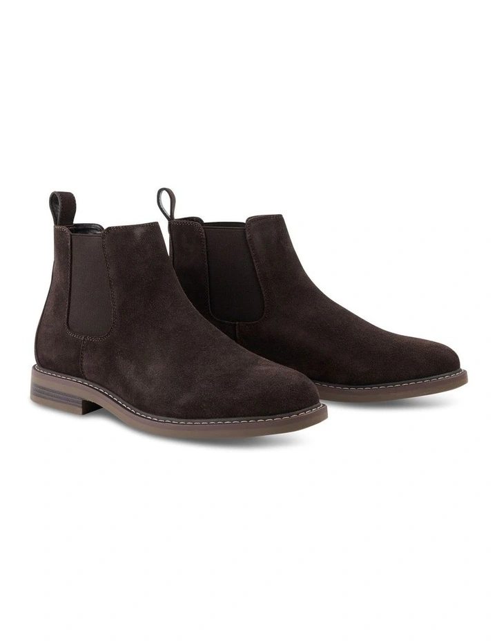 Brooks Suede Boot in Chocolate image 3