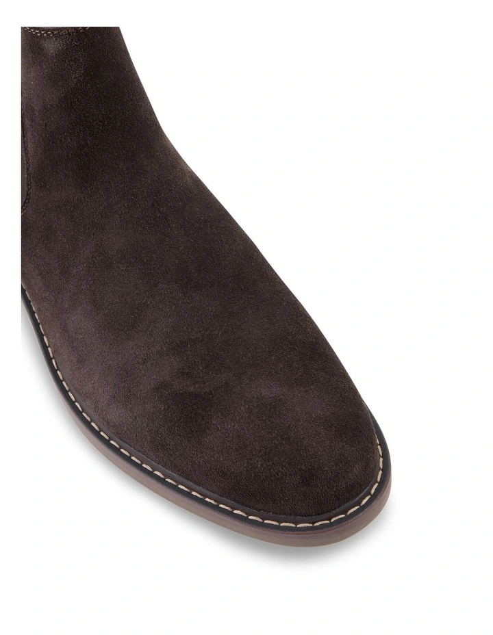 Brooks Suede Boot in Chocolate image 4