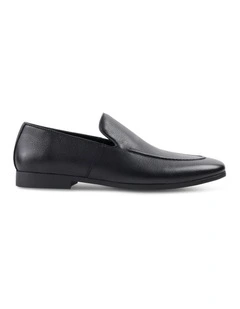 Teddy Leather Loafer in Black