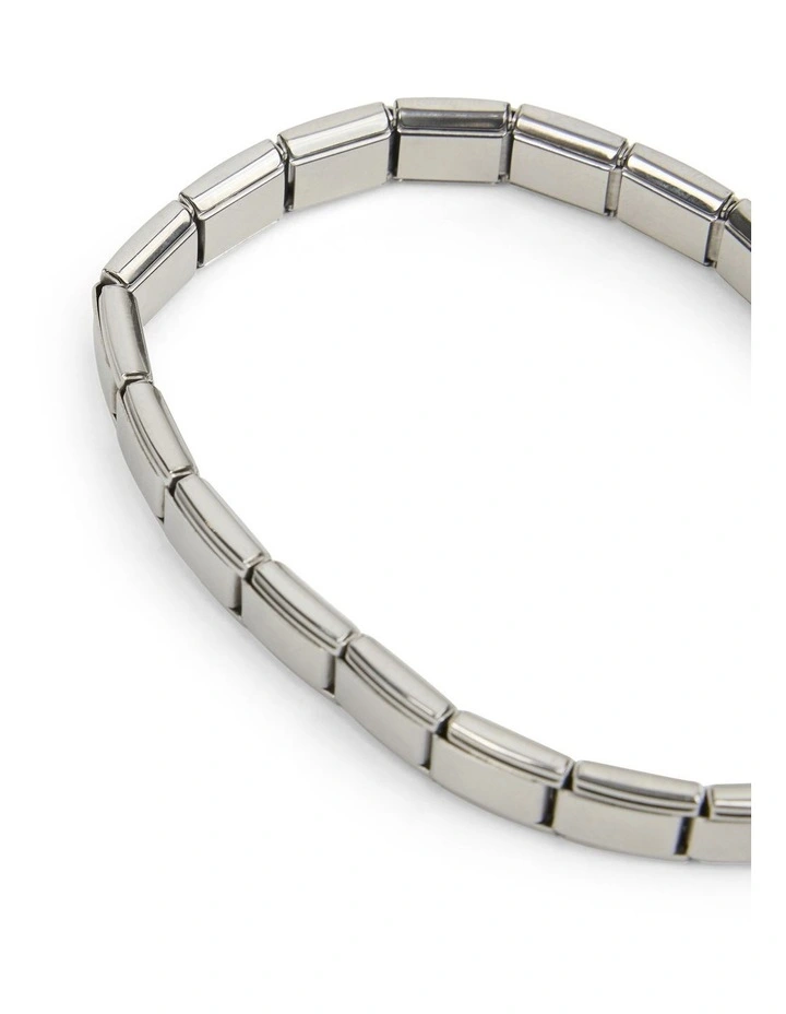 Stretch Smart Bracelet in Silver image 2