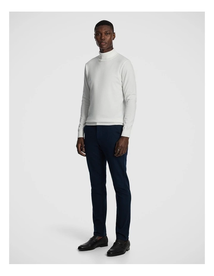 Gillespie Turtle Neck Knit in White 1 image 4