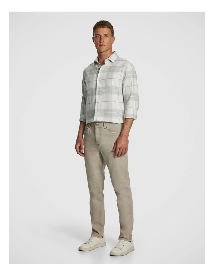 Kensington Check Shirt in Sage image 4