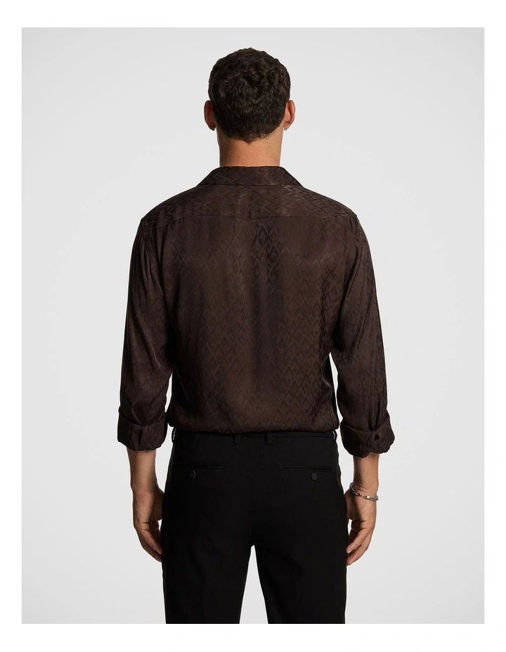 Cove Shirt in Chocolate image 2