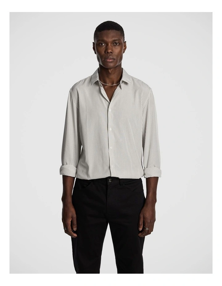 Jagger Stripe Shirt in Natural image 1