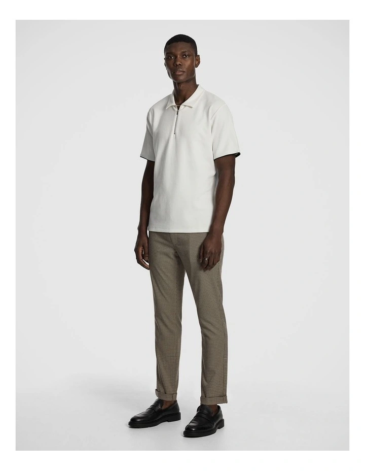 Oasis Polo Shirt in White image 4