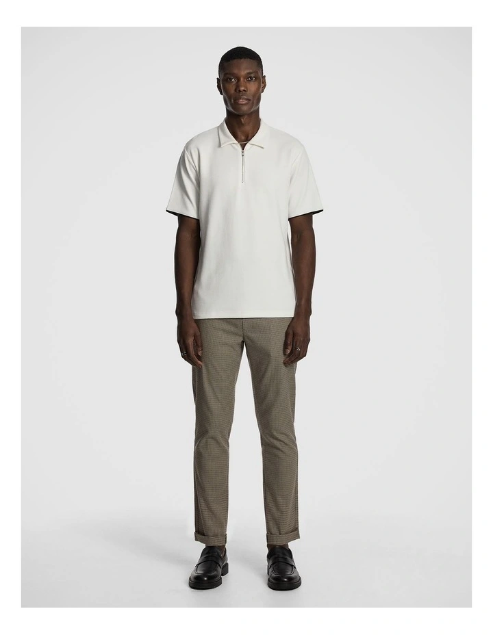 Oasis Polo Shirt in White image 5