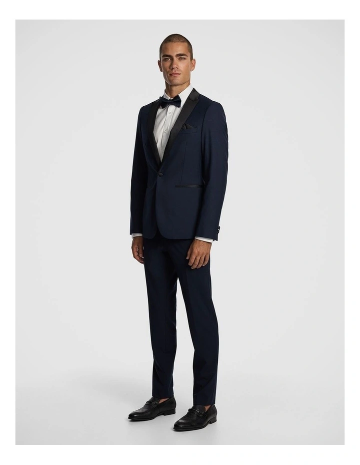 Seville Tux Slim Suit Jacket in Blue image 5