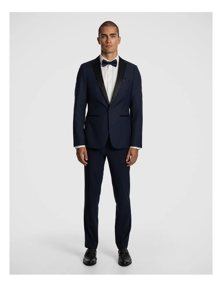 Seville Tux Slim Suit Jacket in Blue image 6