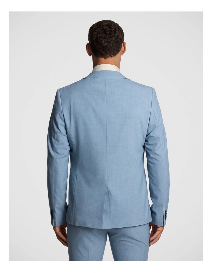 Ignacio Skinny Suit Jacket in Light Blue image 3