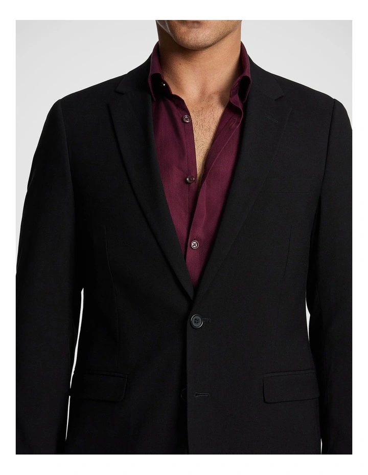 Goodfella Classic Suit Jacket in Black image 5