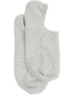 No Show Socks in Light Grey