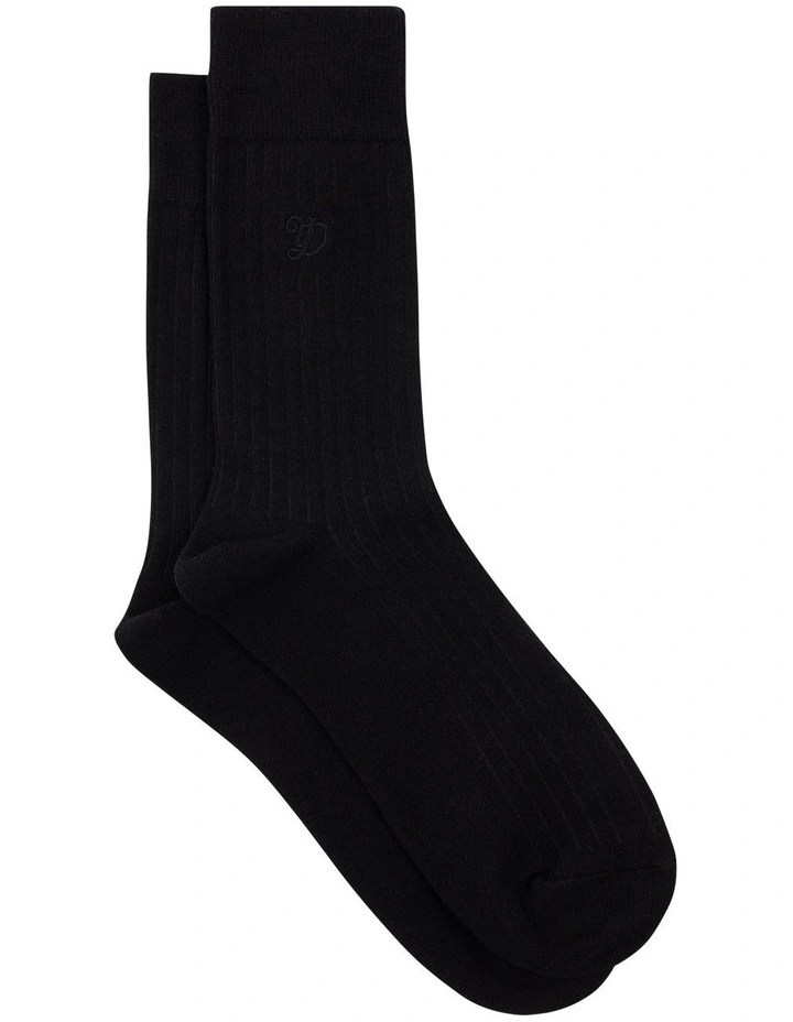 3 PACK EMBROIDERED SOCK image 3