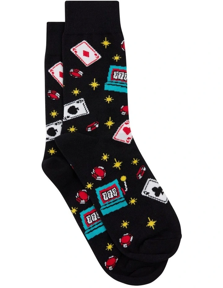 CASINO PUN SOCK image 1
