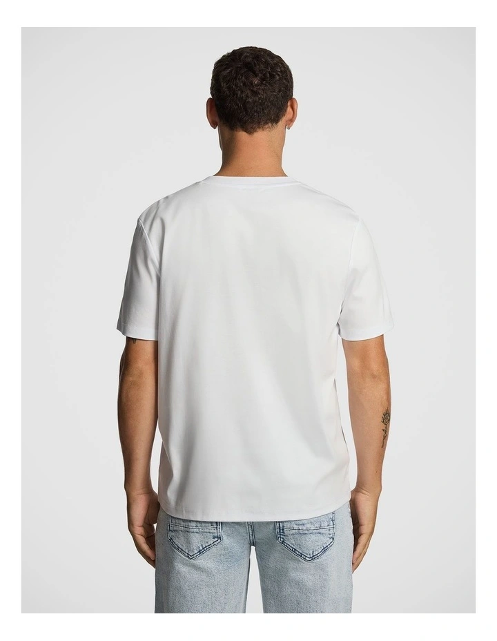 Nash Jersey Tee in White image 2
