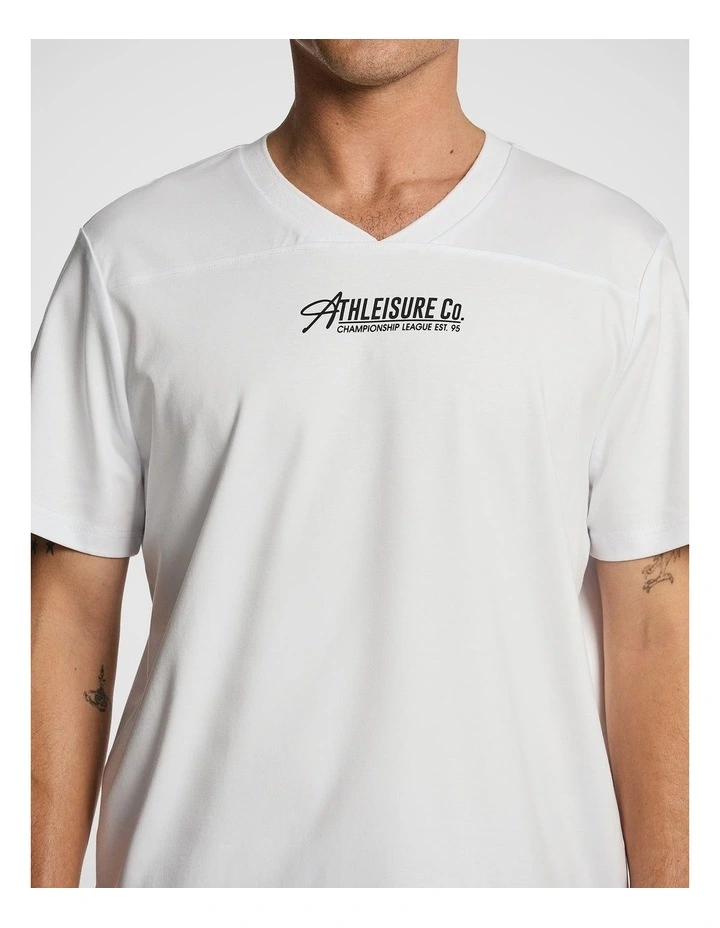 Nash Jersey Tee in White image 3