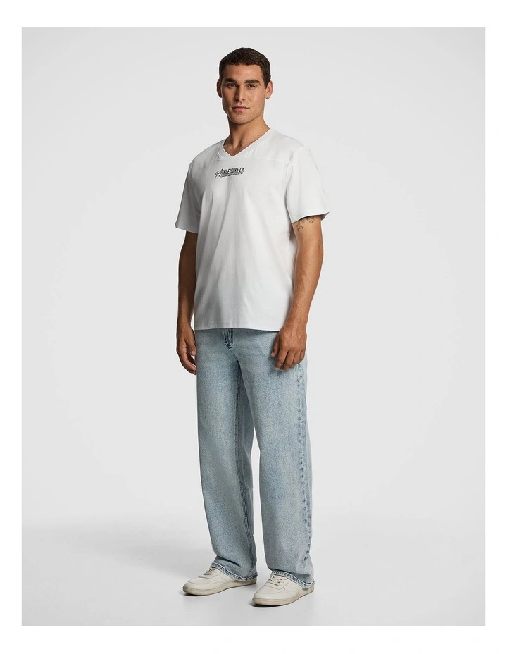 Nash Jersey Tee in White image 4