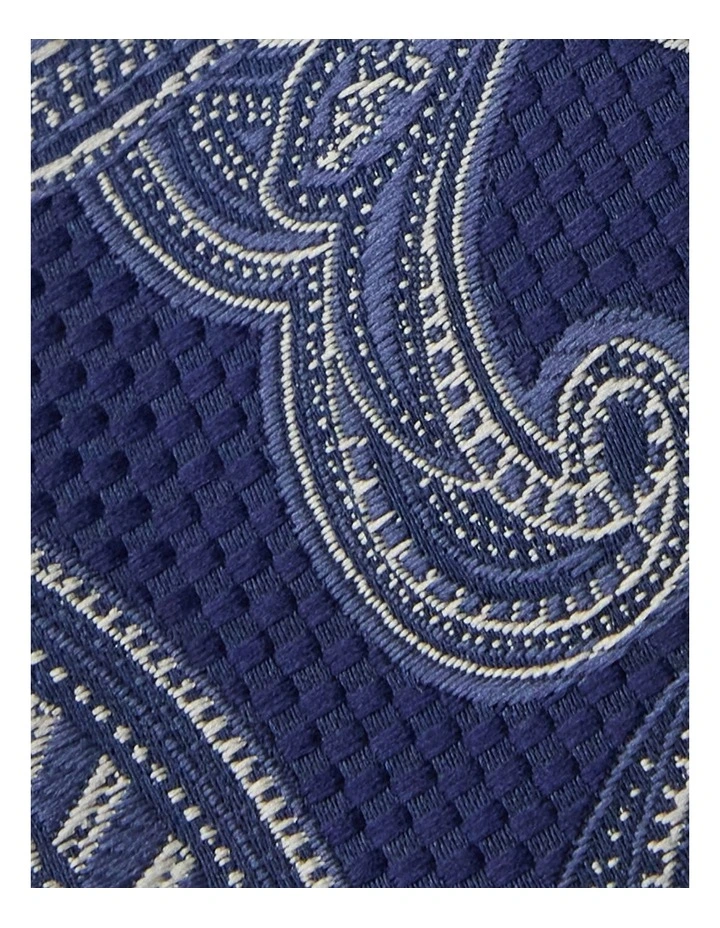 Lazio Paisley 5 Cm Tie in Navy image 2