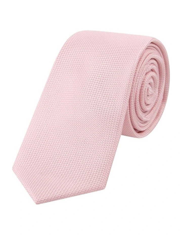 Cetara Textured 6.5 Cm Tie in Pink image 1