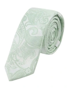 Ravello 5 Cm Floral Tie in Mint