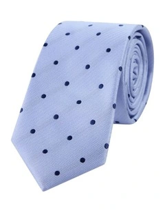 Naples Spot 6.5 Cm Tie in Blue