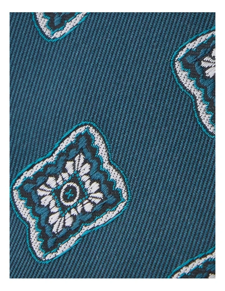 Atrani Geo 6.5 Cm Tie in Navy image 2