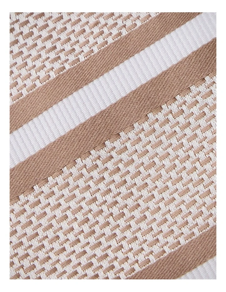 Portofino Stripe 6.5 Cm Tie in Natural image 2