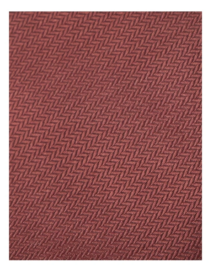 Rudy Textured Tie 6.5cm in Rust image 2
