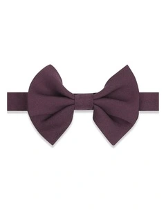 Premium Silk Bow Tie in Burgundy