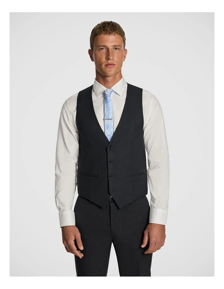 Bernardo Waistcoat in Charcoal image 1