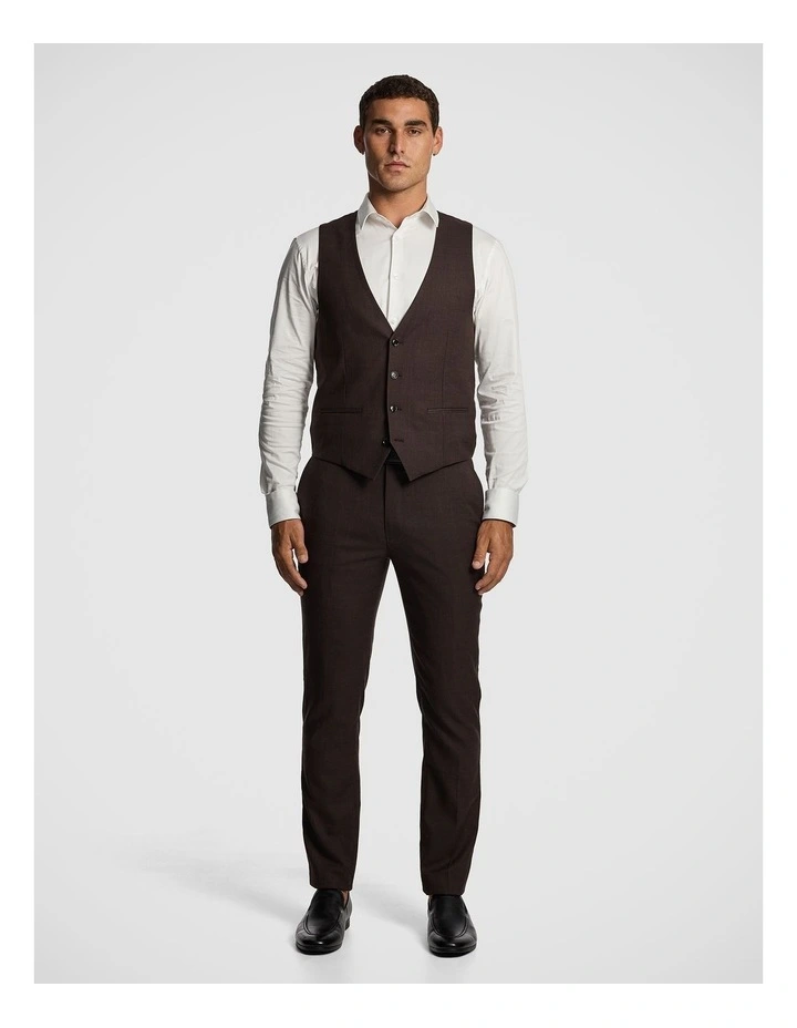 Luiji Waistcoat in Chocolate image 5