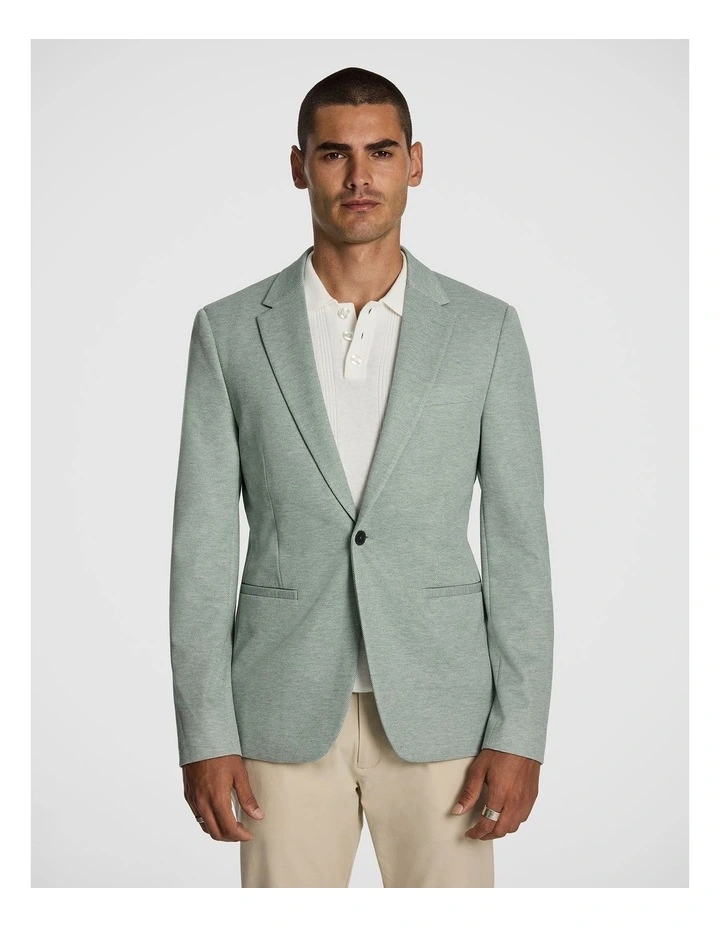 Sprint Knit Blazer in Sage image 1