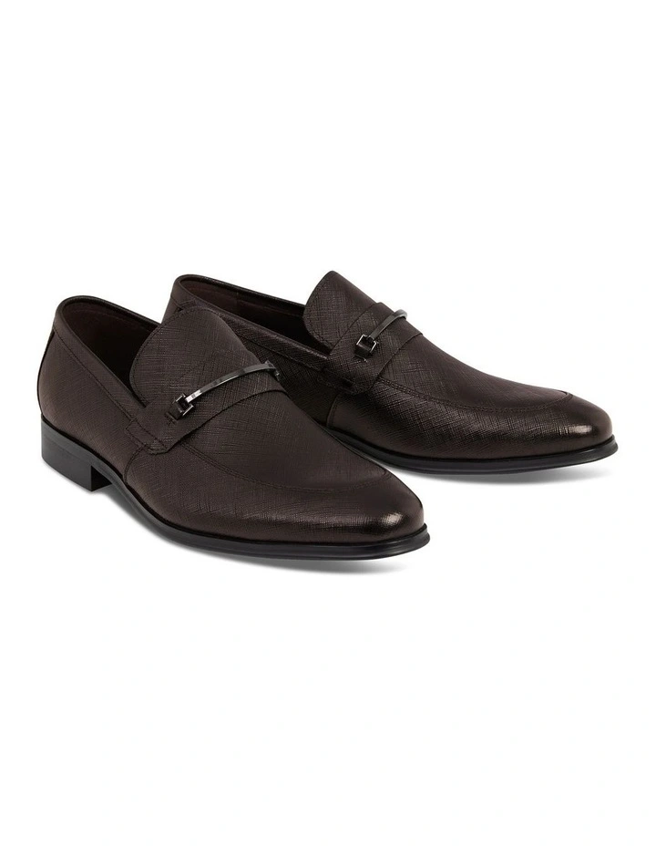Riccardo Textured Loafer in Brown image 3