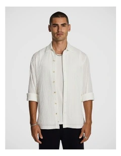 Bodhi Textured Shirt in White