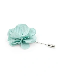 Mint Floral Lapel Pin in Mint