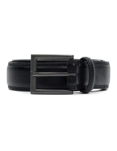 Nicko Leather Belt in Black