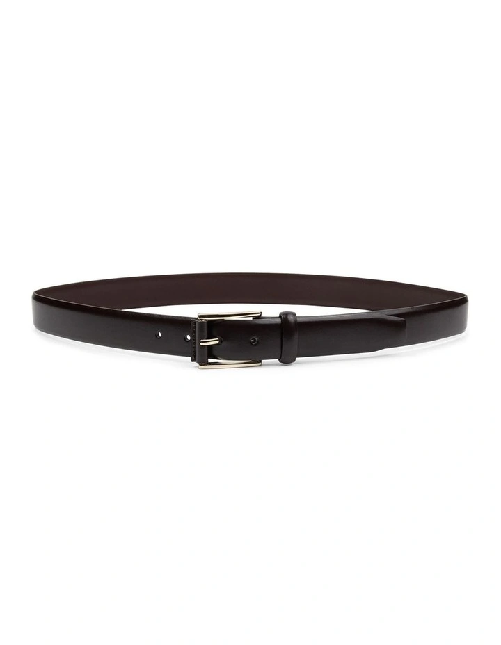 Jordan Leather Belt in Chocolate image 2