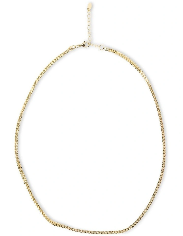 2 Piece Decorative Necklace Set in Gold image 2