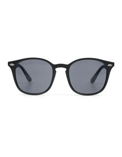Euston Club Sunglasses in Black
